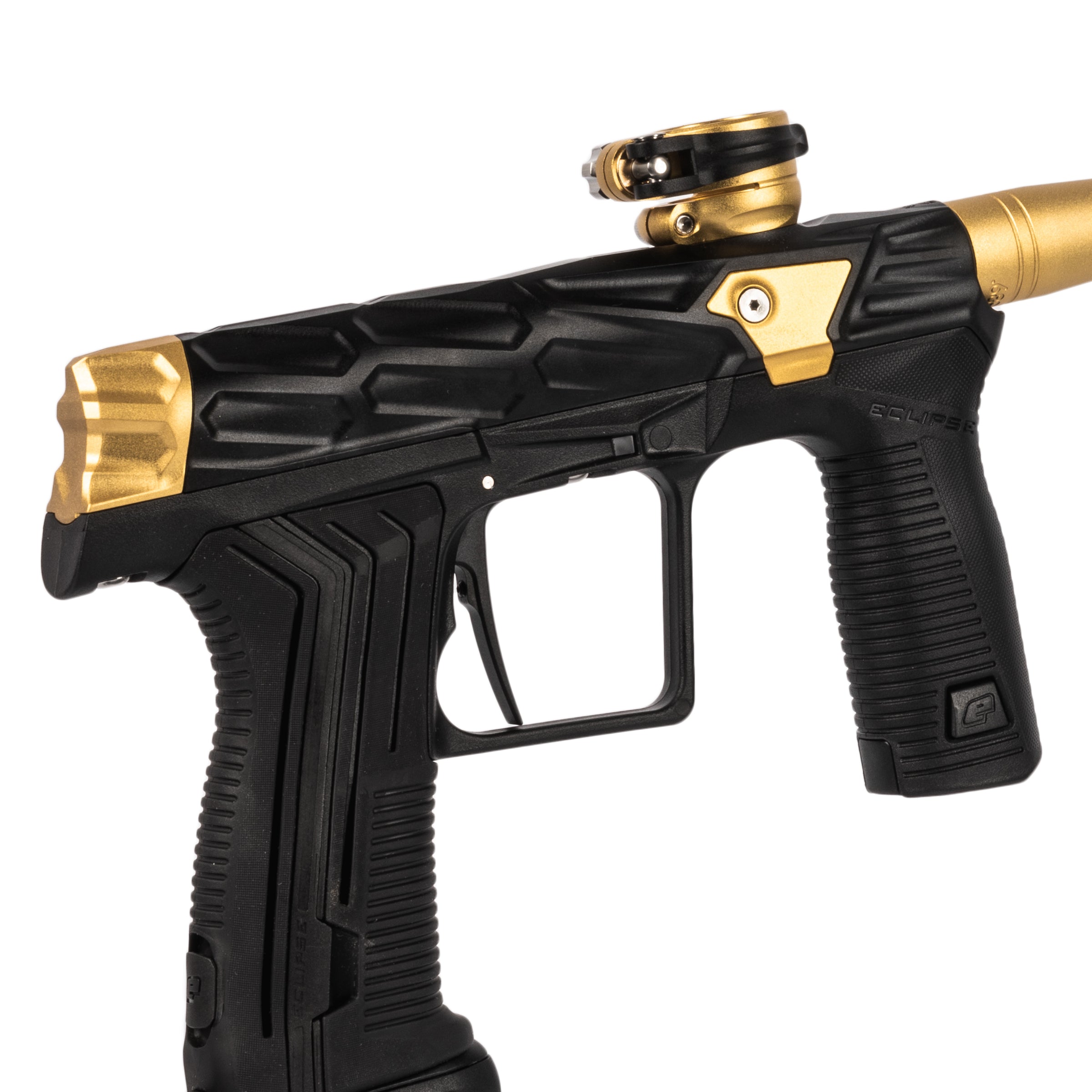 HK Army x Planet Eclipse ETHA3 MTL Hive Prestige Electronic std config, marker, ready to play feel, for woodsball play, side profile