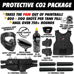 Maddog Tippmann Cronus Tactical Protective CO2 Paintball Gun Marker Starter Package