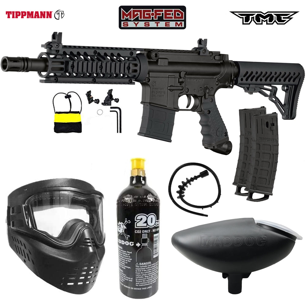 Tippmann TMC MAGFED Paintball Gun Marker Packages | Maddog All-In-One Starter Kits