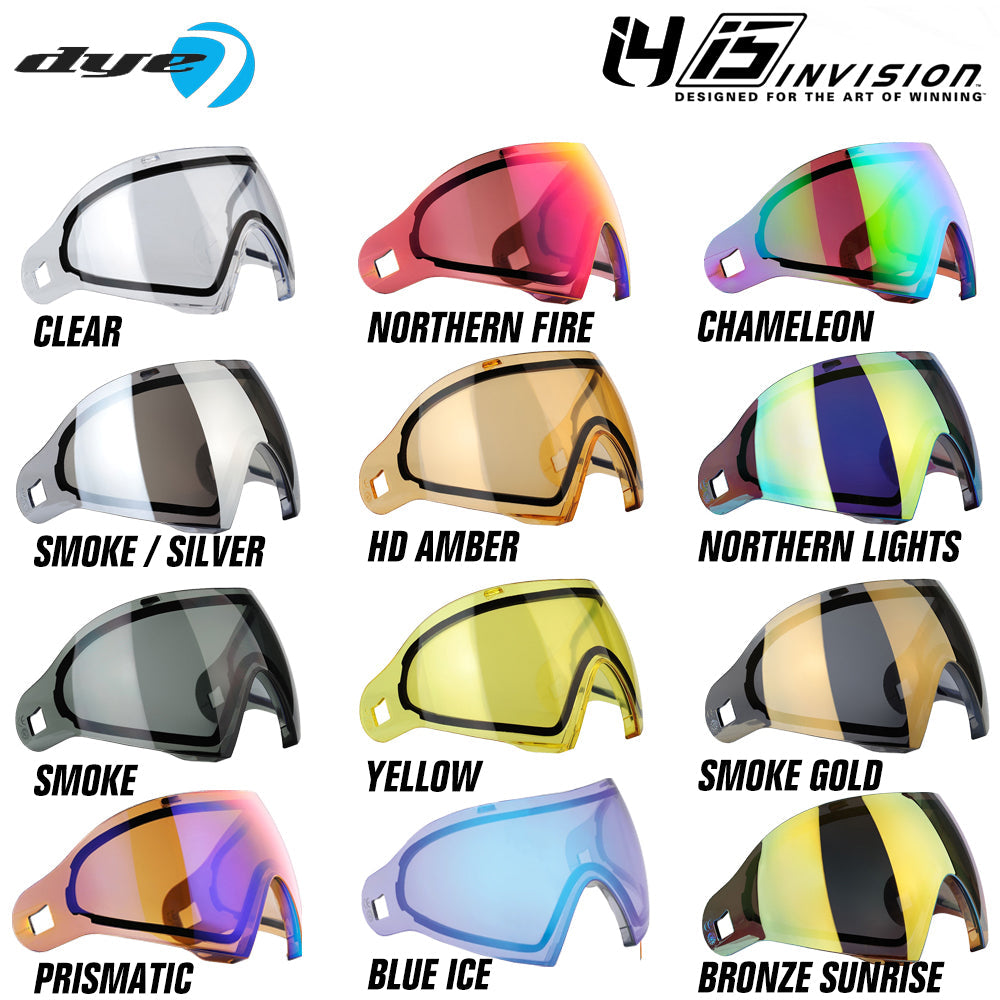 Dye I4 / I5 Paintball Mask Thermal Replacement Lens