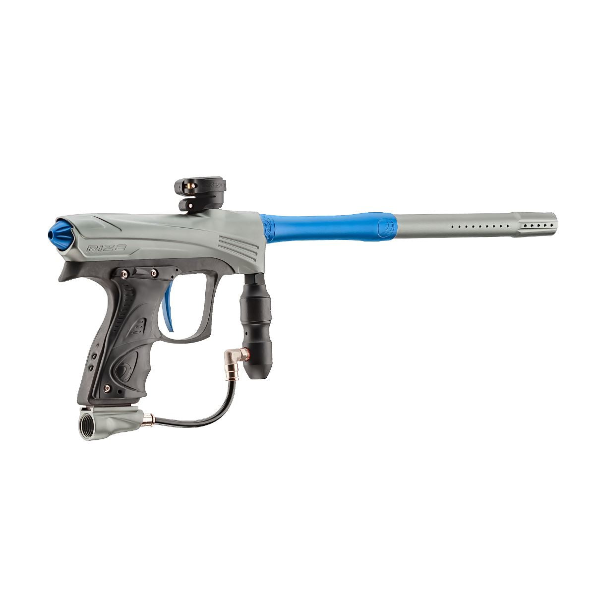 CLEARANCE Dye Rize CZR Electronic Paintball Gun Marker - Grey/Blue