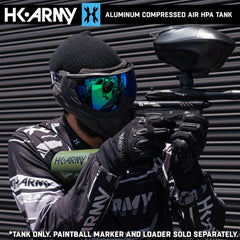 USED BLOWOUT CLEARANCE HK Army 48/3000 Aluminum Compressed Air HPA Paintball Tank - Olive - 2022 Hydro Date