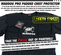 CLEARANCE Used Maddog Sports Pro Padded Chest Protector Shirt