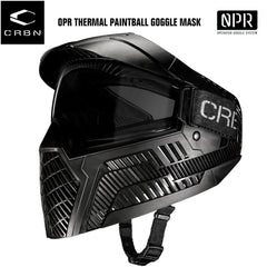CLEARANCE Carbon OPR Operator Thermal Paintball Goggles Mask - Black - USED But Not Abused