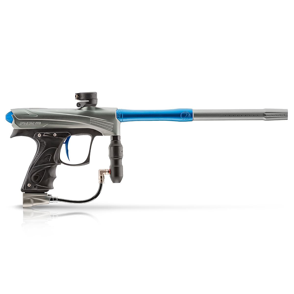 CLEARANCE Dye Rize CZR Electronic Paintball Gun Marker - Grey/Blue