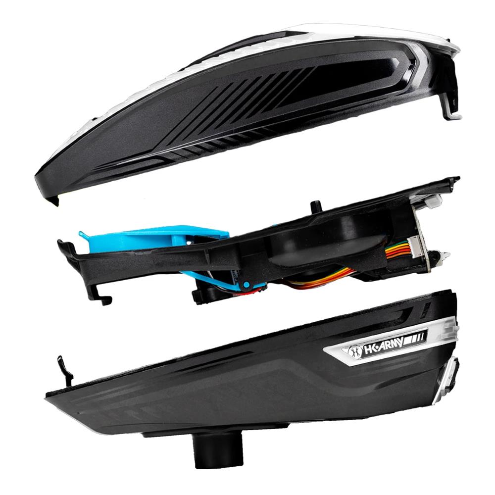 CLEARANCE HK Army TFX 3.0 Electronic Paintball Loader - 22+ BPS - Black/White