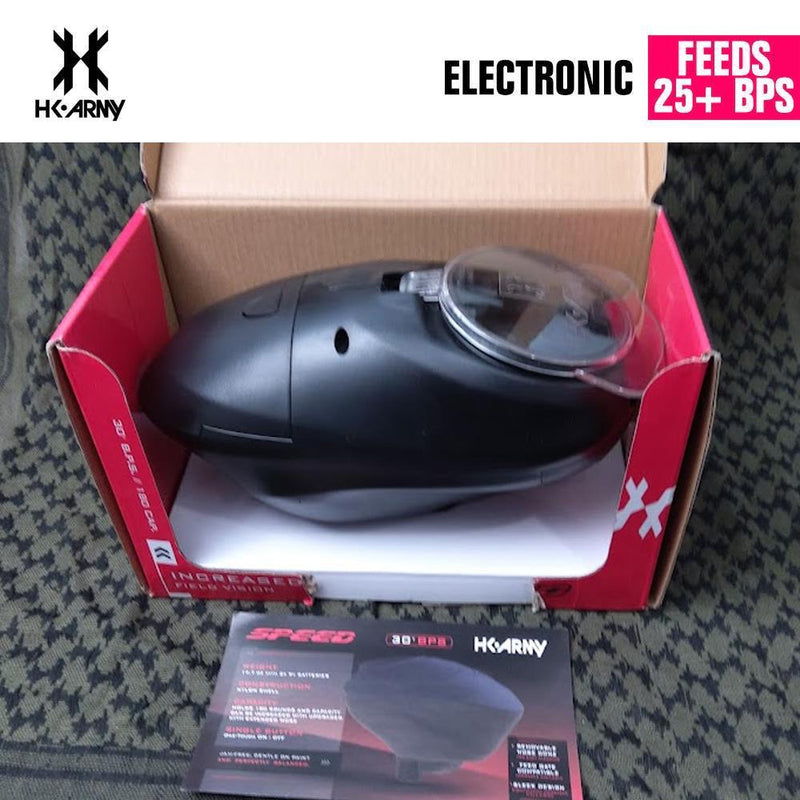 CLEARANCE HK Army Paintball Speed Hopper Paintball Loader - Black - OPEN BOX
