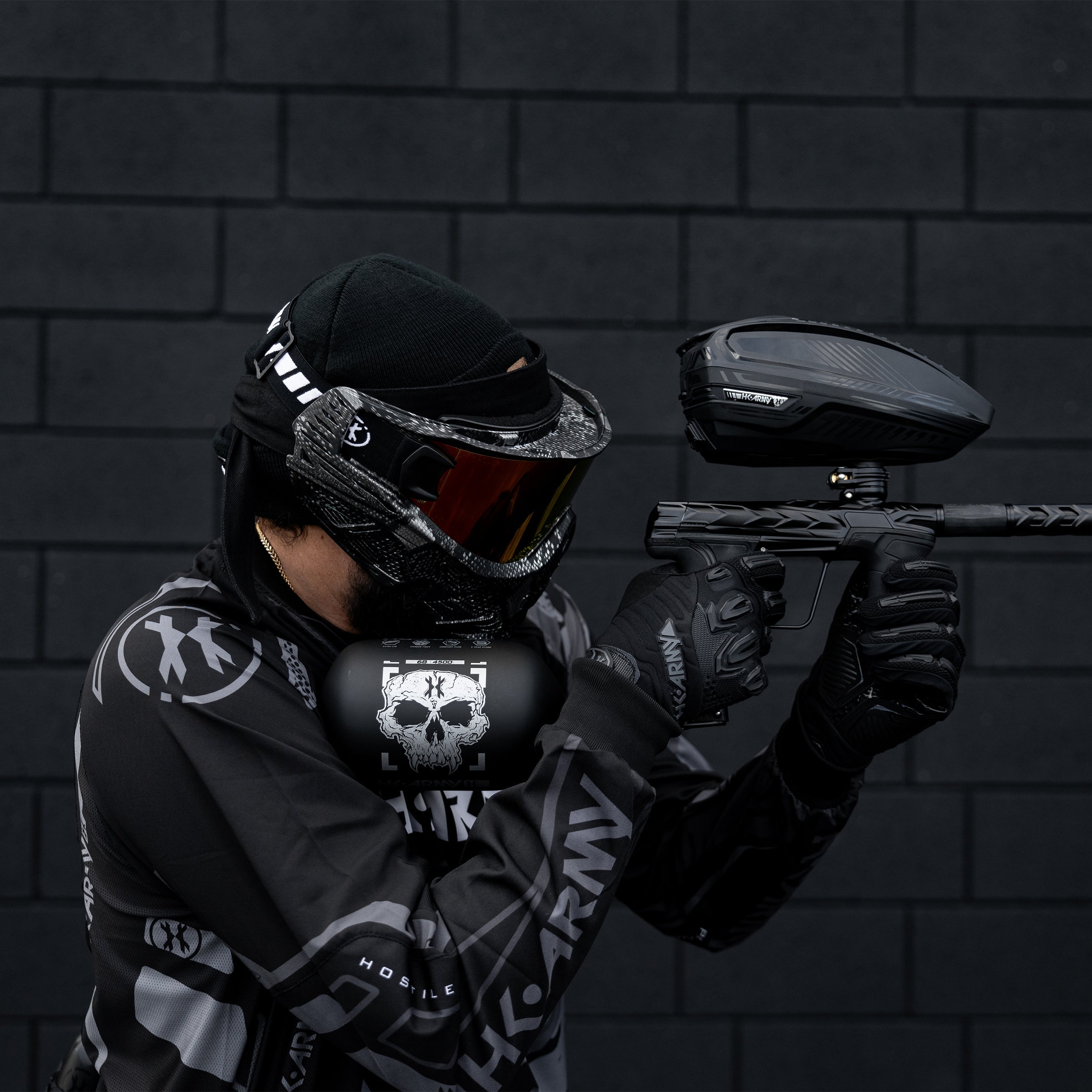 HK Army Alpha Air 68ci 4500 PSI Carbon Fiber Tank Bottle w/ HP8 Regulator - DOOM Alloy