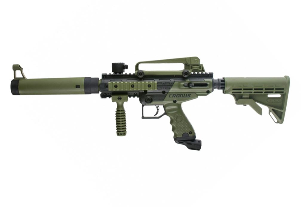 Tippmann Cronus Semi Auto .68Cal Marker Gun std config, marker, balanced shot feel, for woodsball play, product detail