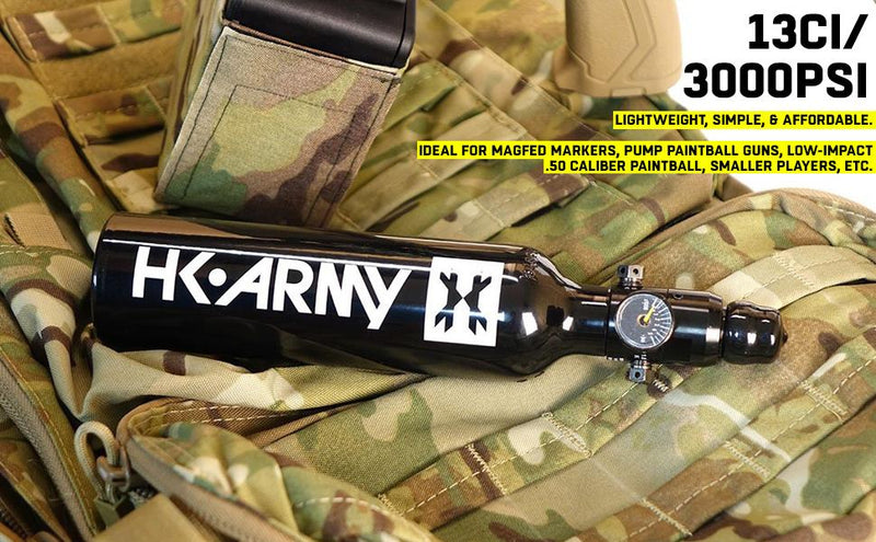 CLEARANCE HK Army 13/3000 Aluminum Compressed Air HPA Paintball Tank - USED But Not Abused | 2025 Hydro