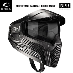 CLEARANCE Carbon OPR Operator Thermal Paintball Goggles Mask - Black - USED But Not Abused