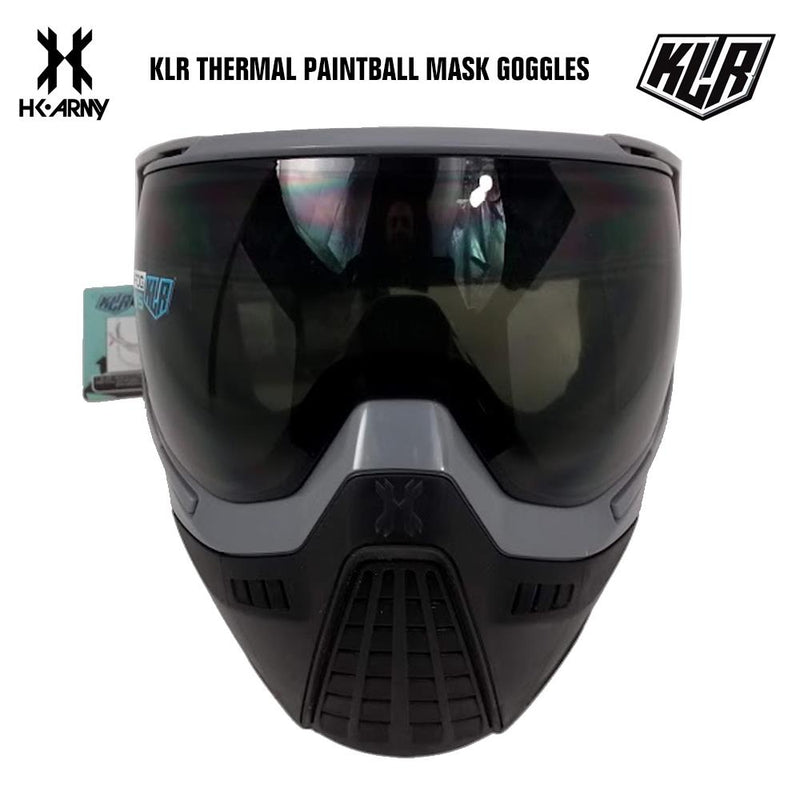 CLEARANCE HK Army KLR Thermal Paintball Mask - Blackout Grey - Used But NOT Abused*