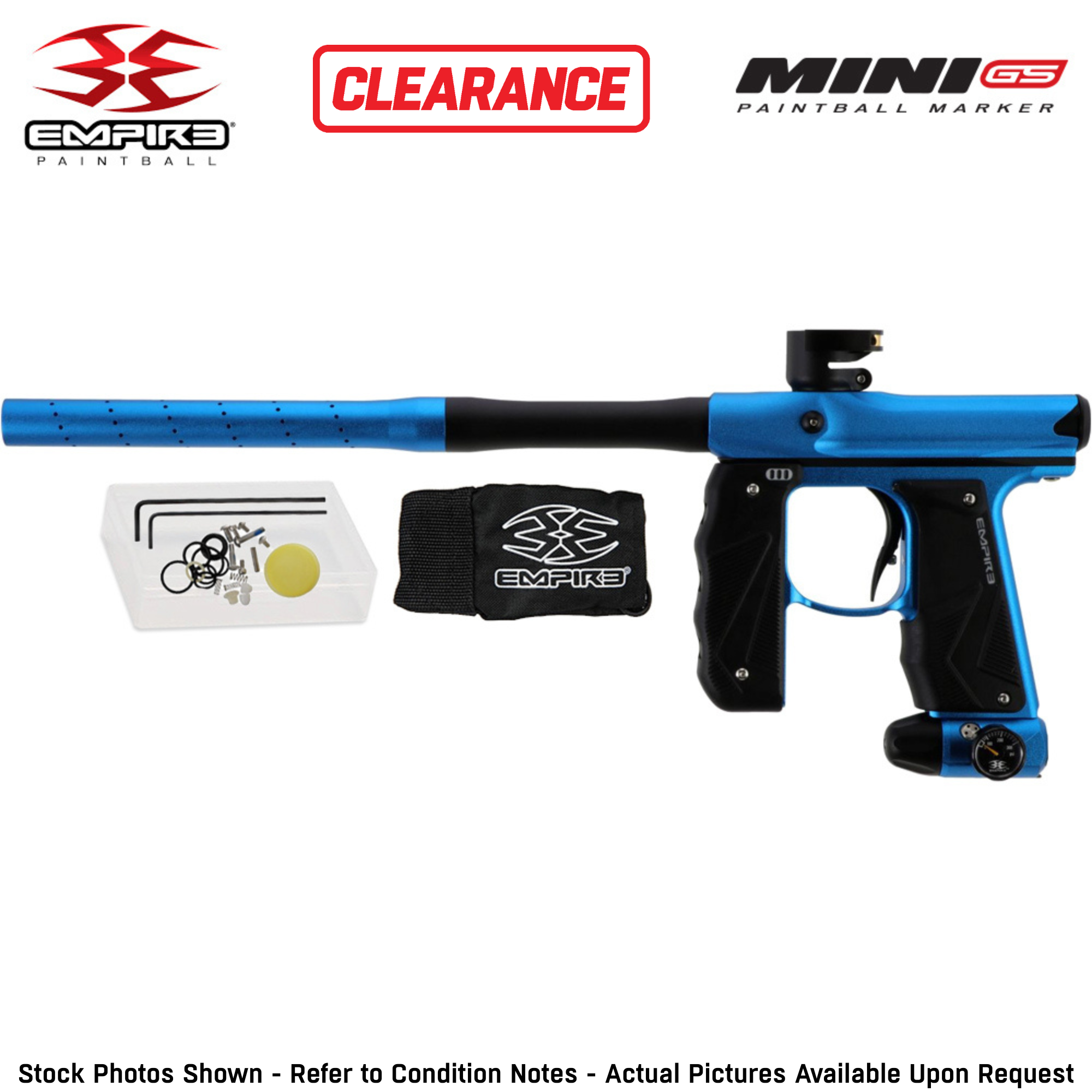 CLEARANCE Empire Mini GS Electronic Paintball Gun Marker - Full Auto | Tournament Ready - OPEN BOX / USED