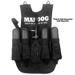CLEARANCE Maddog Tactical Paintball Vest - Stealth Black | Used But NOT Abused