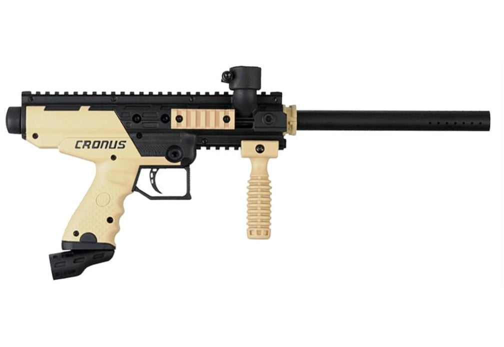Tippmann Cronus Semi Auto .68Cal Marker Gun std config, marker, accurate marker control, for woodsball play, studio view