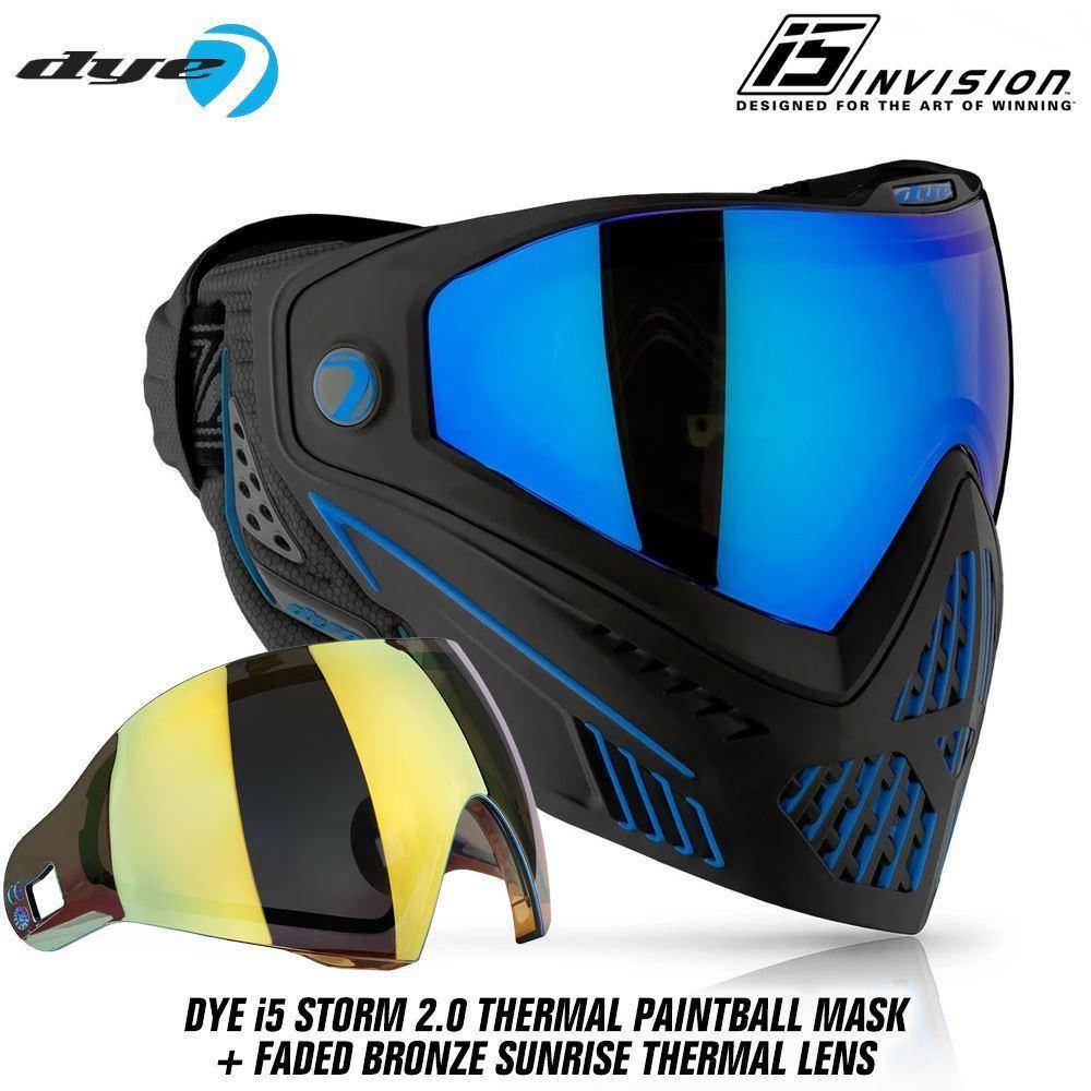 DYE i5 Thermal Paintball Mask With GSR Pro Strap