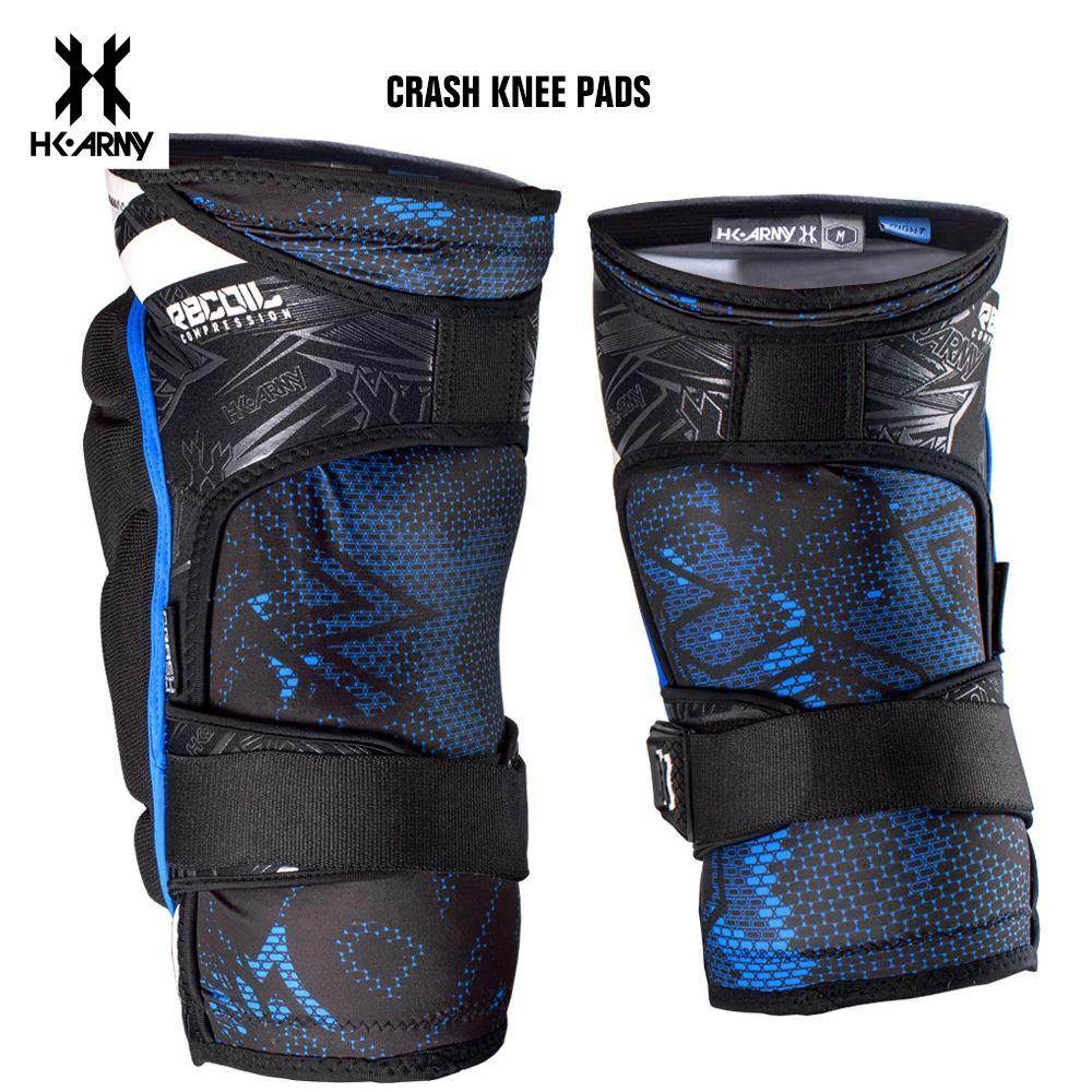 HK Army Crash Knee Pads – Lightweight Tactical Protection X-Large size, knee pads, secure knee support, for diving and crawling, top view