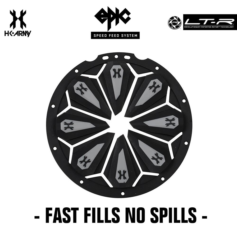 Dye LT-R Electronic Paintball Loader with HK Army Epic Speed Feed