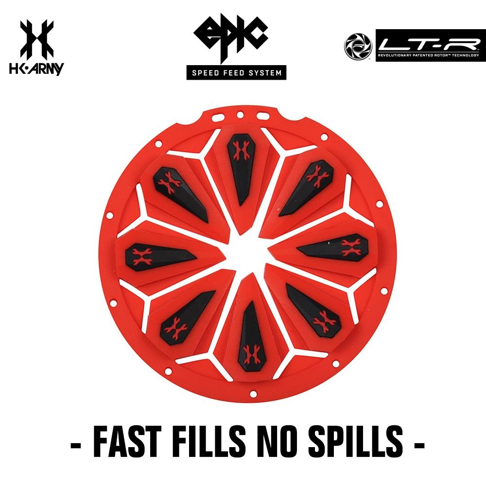 Dye LT-R Electronic Paintball Loader with HK Army Epic Speed Feed