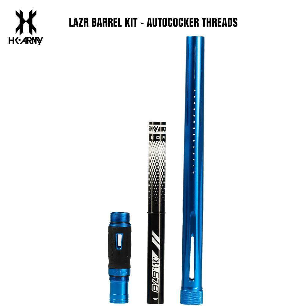 HK Army LAZR Paintball Barrel Kit - Autococker Threads - Black Inserts - PaintballDeals.com