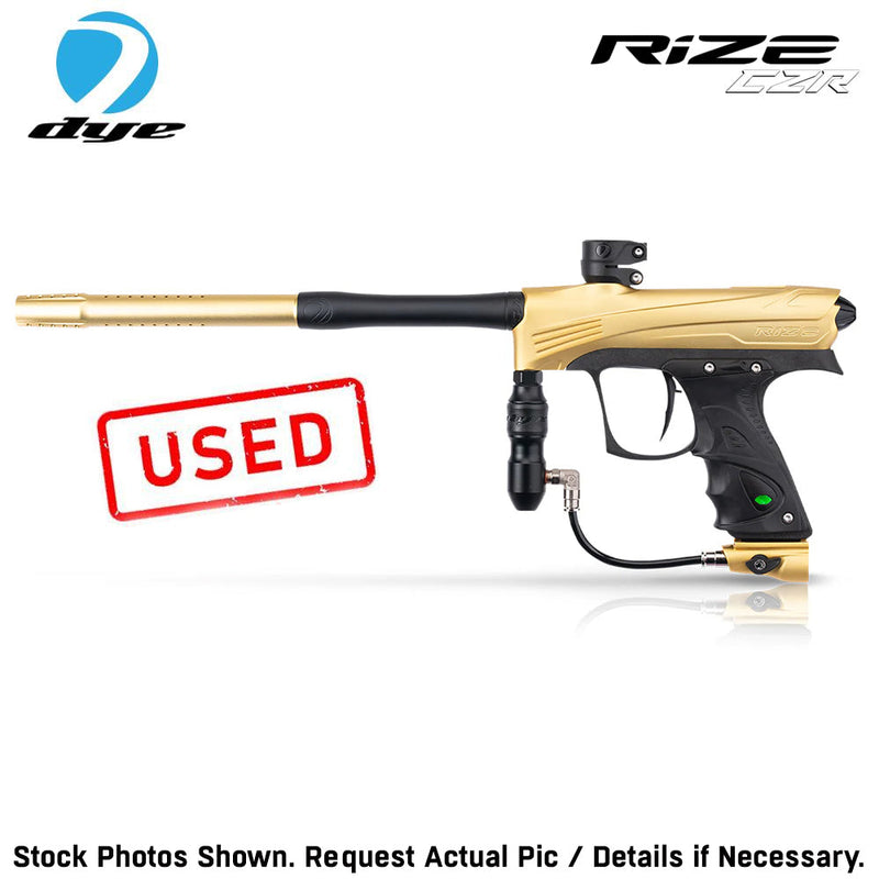 CLEARANCE USED Dye Rize CZR Electronic Paintball Gun Marker - Black / Gold
