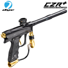CLEARANCE Used Dye CZR+ .68 Caliber Full Auto Electronic Paintball Gun Marker - Black / Gold Dust