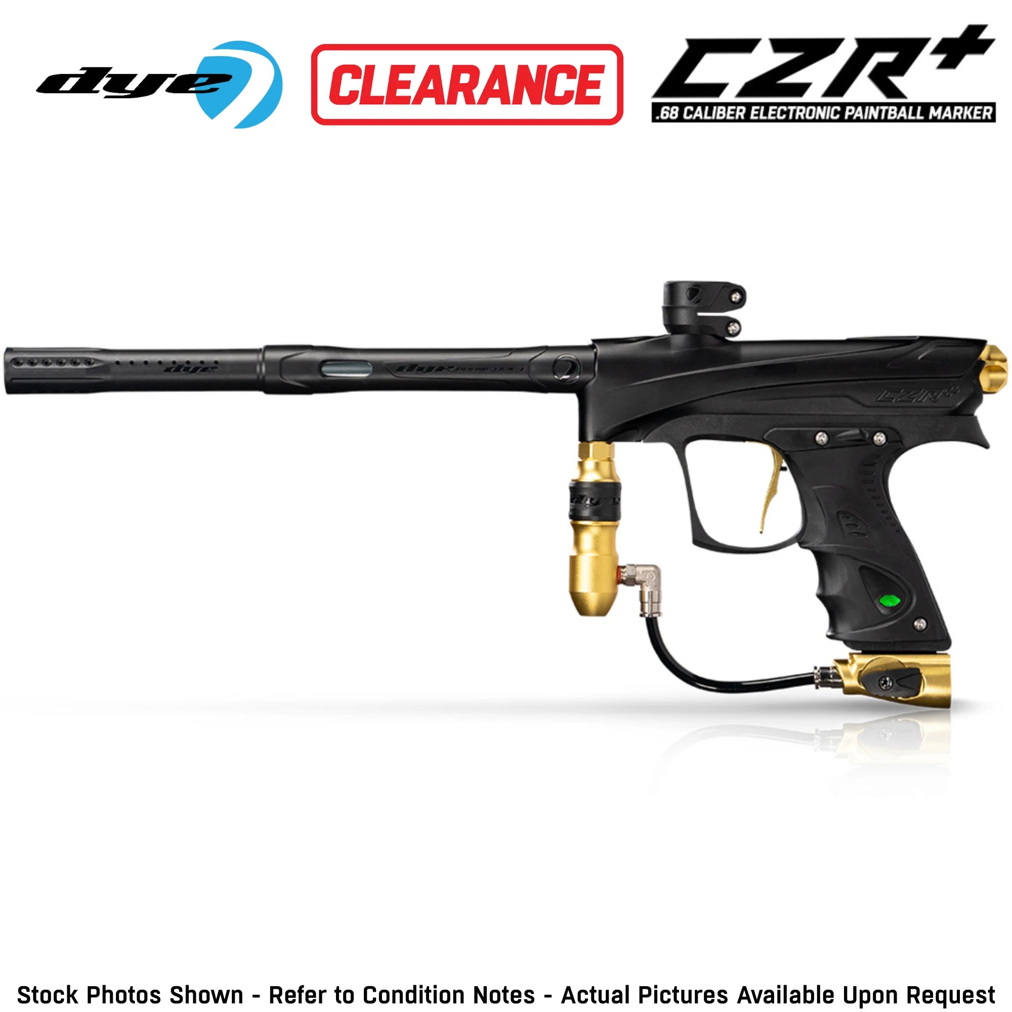 CLEARANCE Dye CZR+ Electronic Paintball Gun Marker - Full Auto | Tournament Ready - OPEN BOX / USED