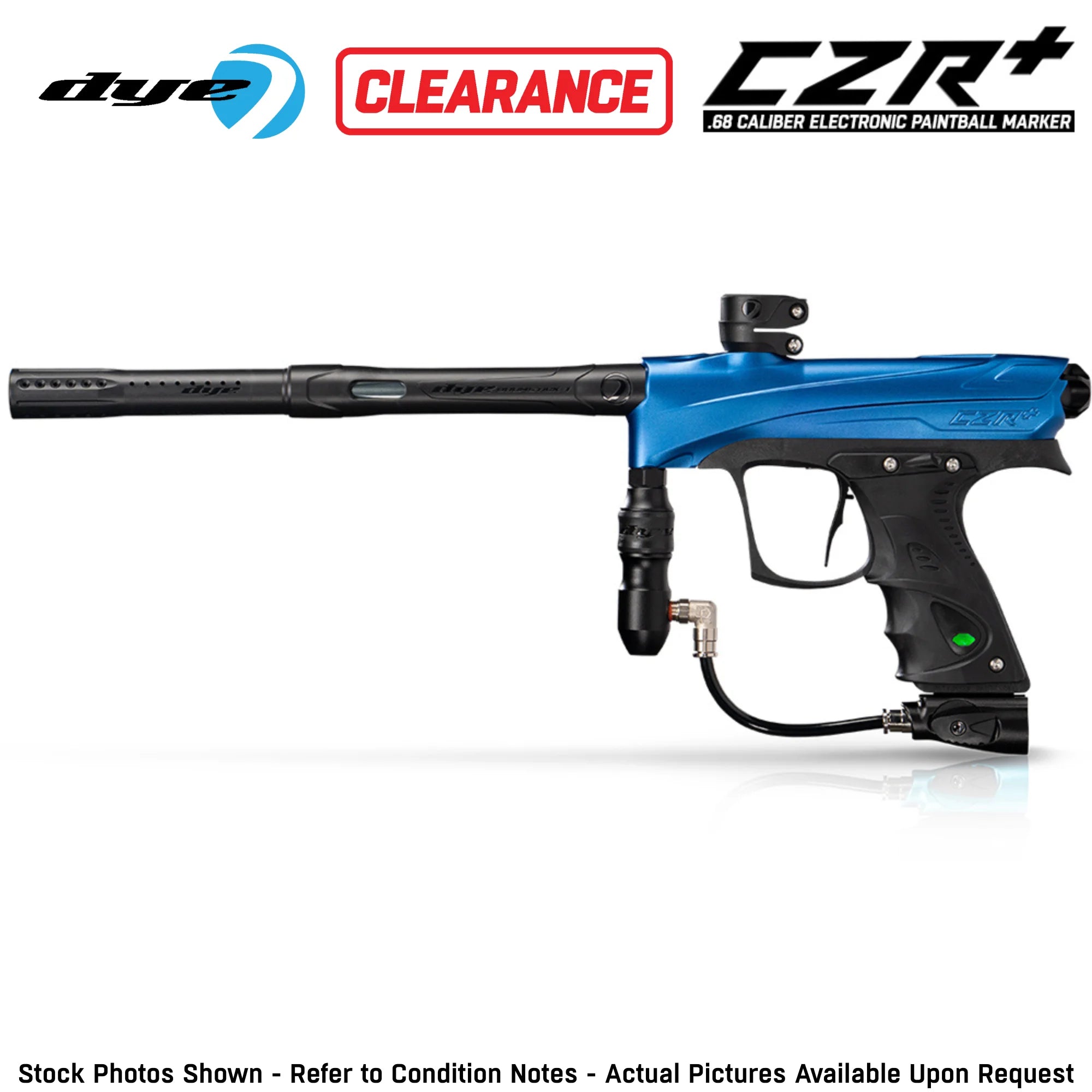 CLEARANCE Dye CZR+ Electronic Paintball Gun Marker - Full Auto | Tournament Ready - OPEN BOX / USED