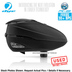 CLEARANCE Dye Rotor R2 Paintball Loader - Black / Black - USED But Not Abused