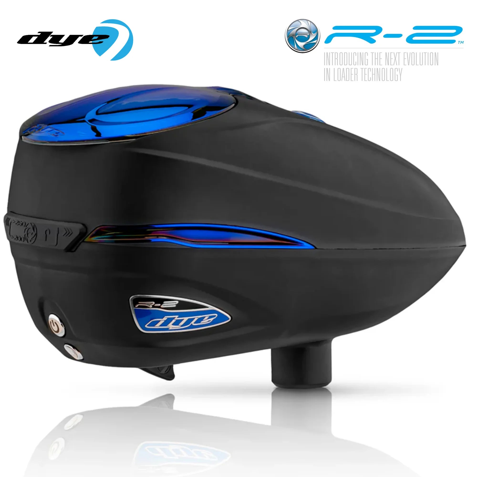 Dye Rotor R2 Electronic Paintball Loader – Adjustable 200/260 Capacity Hopper | 30+ BPS