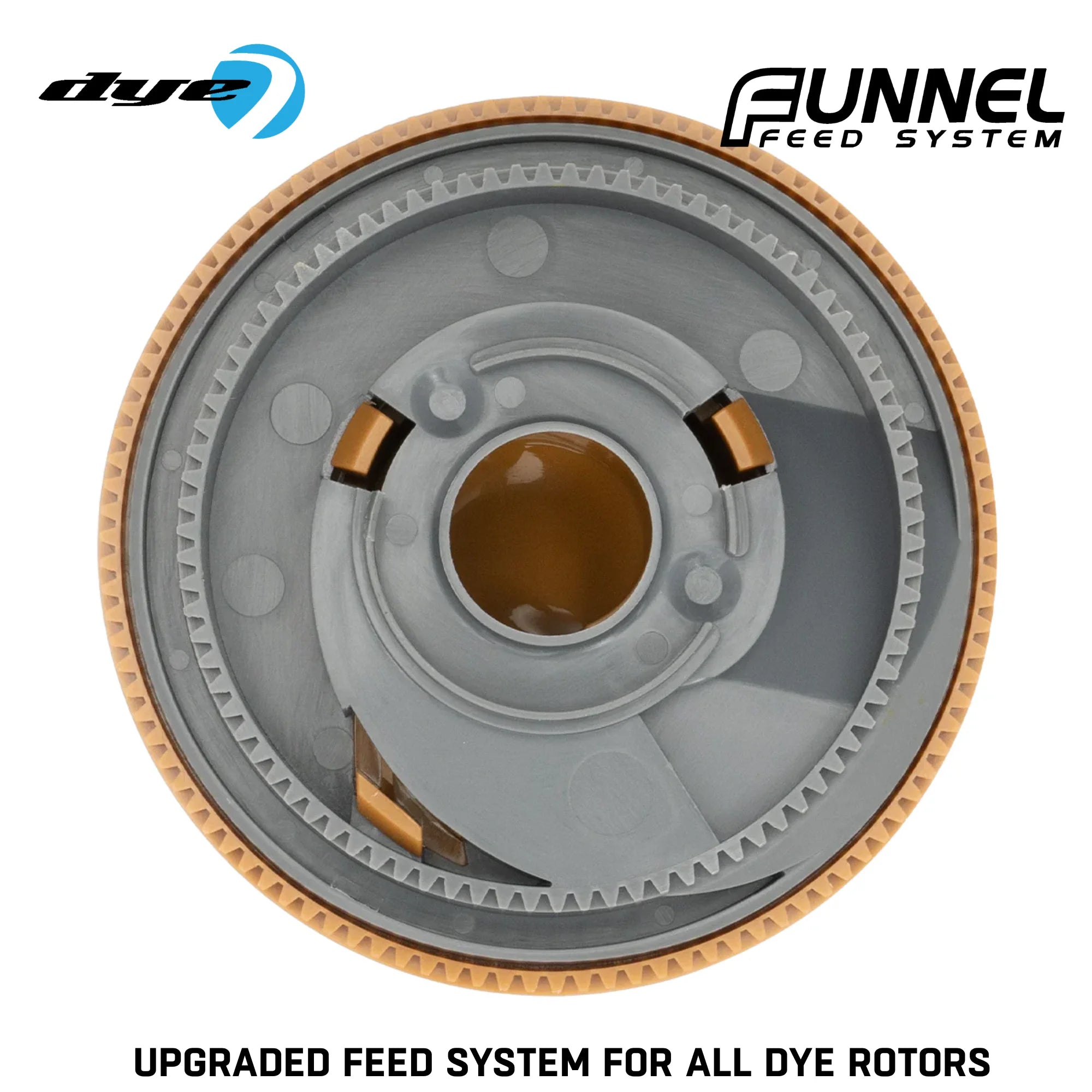 Dye Rotor FF Funnel Feed Kit – Loader Upgrade std config, speed feed, reduced spills, for speedball, front angle