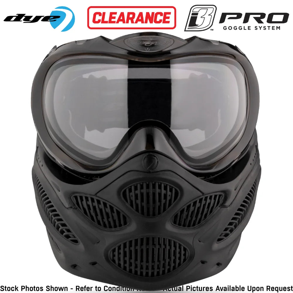 CLEARANCE Dye I3 PRO Anti Fog Thermal Paintball Mask Airsoft Goggles | Open Box / Used