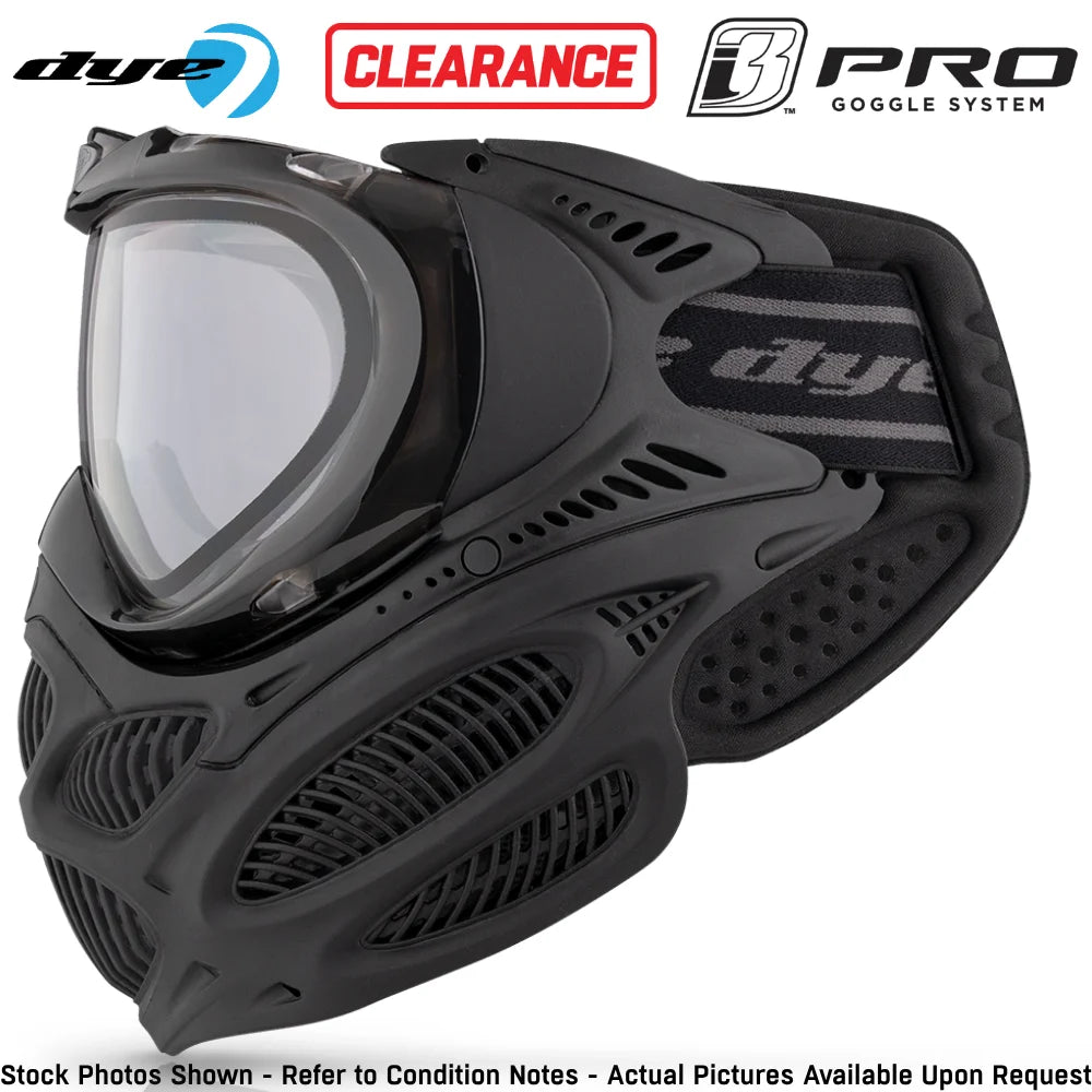 CLEARANCE Dye I3 PRO Anti Fog Thermal Paintball Mask Airsoft Goggles | Open Box / Used