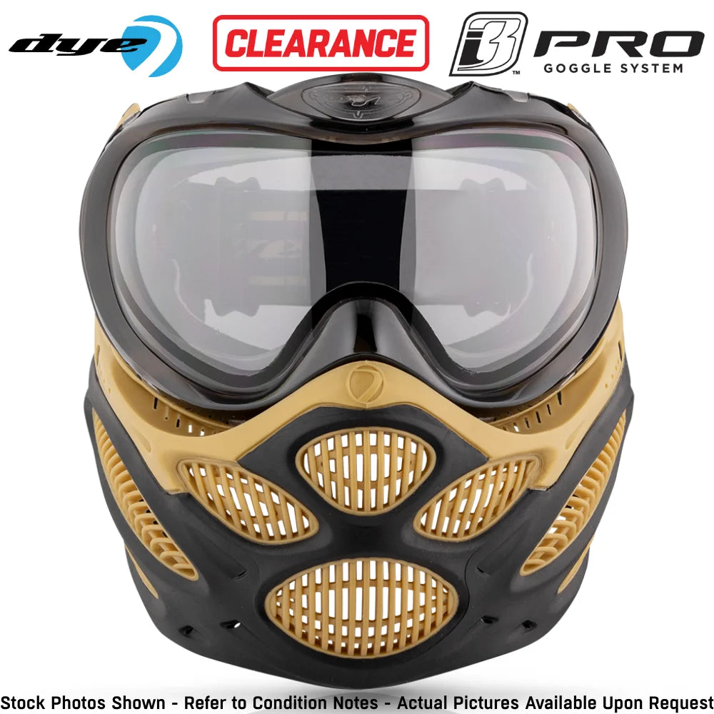 CLEARANCE Dye I3 PRO Anti Fog Thermal Paintball Mask Airsoft Goggles | Open Box / Used
