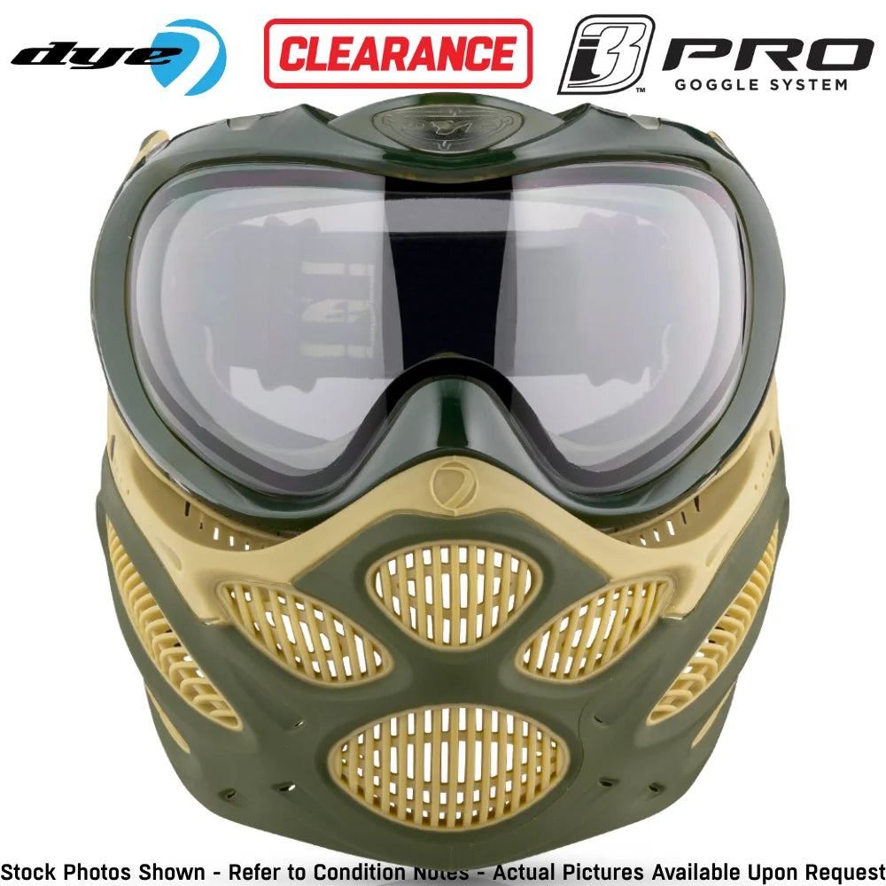 CLEARANCE Dye I3 PRO Anti Fog Thermal Paintball Mask Airsoft Goggles | Open Box / Used