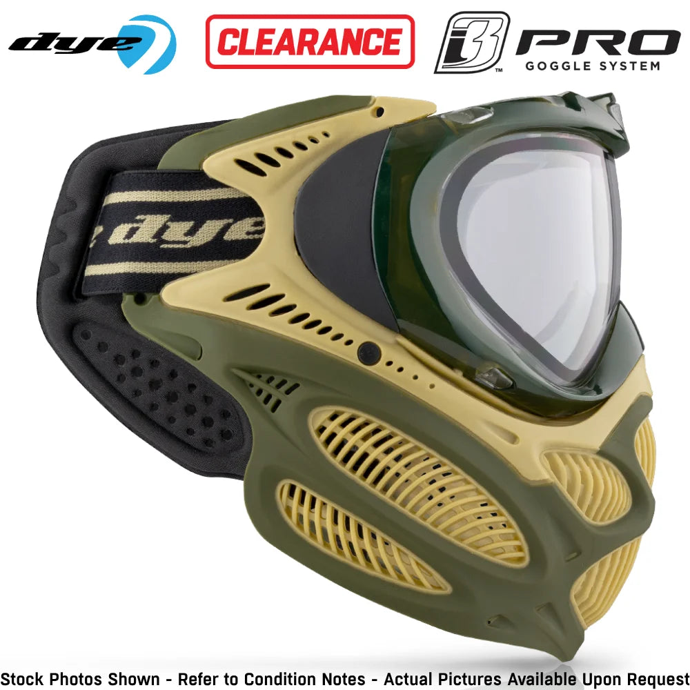 CLEARANCE Dye I3 PRO Anti Fog Thermal Paintball Mask Airsoft Goggles | Open Box / Used