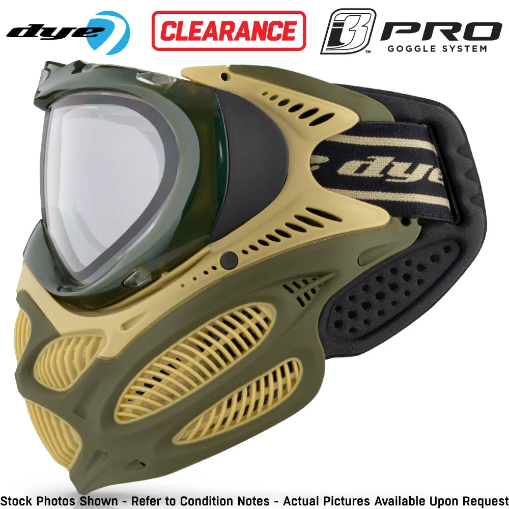 CLEARANCE Dye I3 PRO Anti Fog Thermal Paintball Mask Airsoft Goggles | Open Box / Used