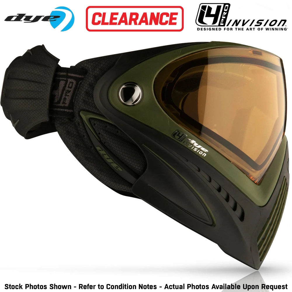 CLEARANCE DYE i4 Pro Thermal Paintball Mask Goggles – GSR Pro Strap | Open Box / Used
