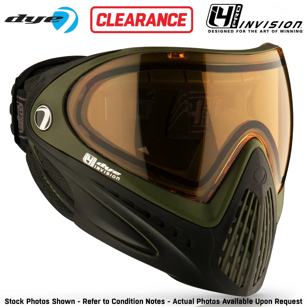 CLEARANCE DYE i4 Pro Thermal Paintball Mask Goggles – GSR Pro Strap | Open Box / Used