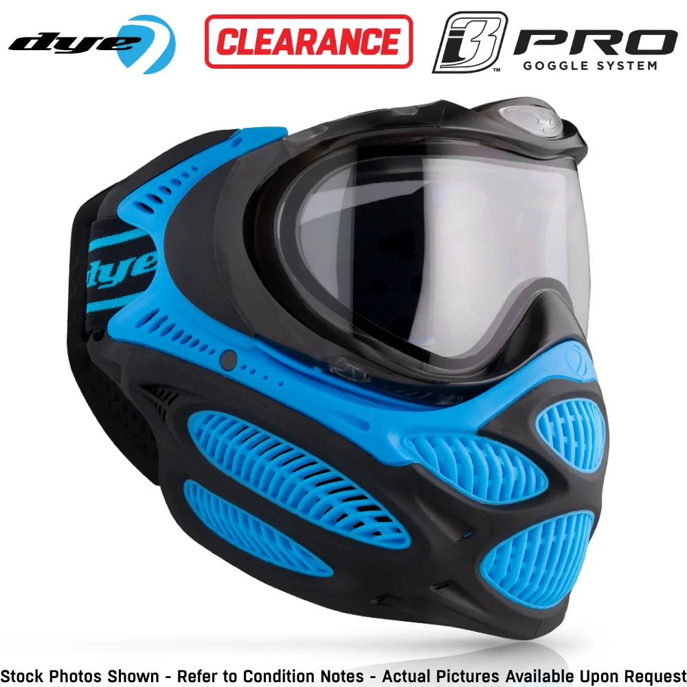 CLEARANCE Dye I3 PRO Anti Fog Thermal Paintball Mask Airsoft Goggles | Open Box / Used