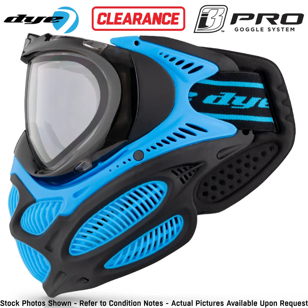 CLEARANCE Dye I3 PRO Anti Fog Thermal Paintball Mask Airsoft Goggles | Open Box / Used