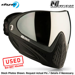 CLEARANCE Dye I4 PRO Thermal Paintball Mask Goggles - Shadow Black/Grey | Used But NOT Abused