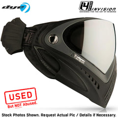 CLEARANCE Dye I4 PRO Thermal Paintball Mask Goggles - Shadow Black/Grey | Used But NOT Abused
