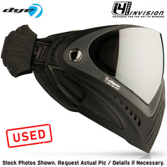 CLEARANCE Dye I4 PRO Thermal Paintball Mask Goggles - Shadow Black/Grey | Used