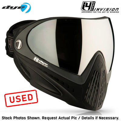 CLEARANCE Dye I4 PRO Thermal Paintball Mask Goggles - Shadow Black/Grey | Used