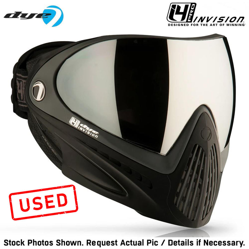 CLEARANCE Dye I4 PRO Thermal Paintball Mask Goggles - Shadow Black/Grey | Used
