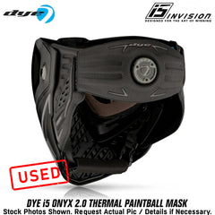 CLEARANCE DYE i5 Paintball Goggle - Onyx - USED (But Not Abused)