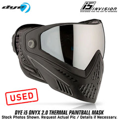 CLEARANCE DYE i5 Paintball Goggle - Onyx - USED (But Not Abused)