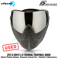 CLEARANCE DYE i5 Paintball Goggle - Onyx - USED (But Not Abused)