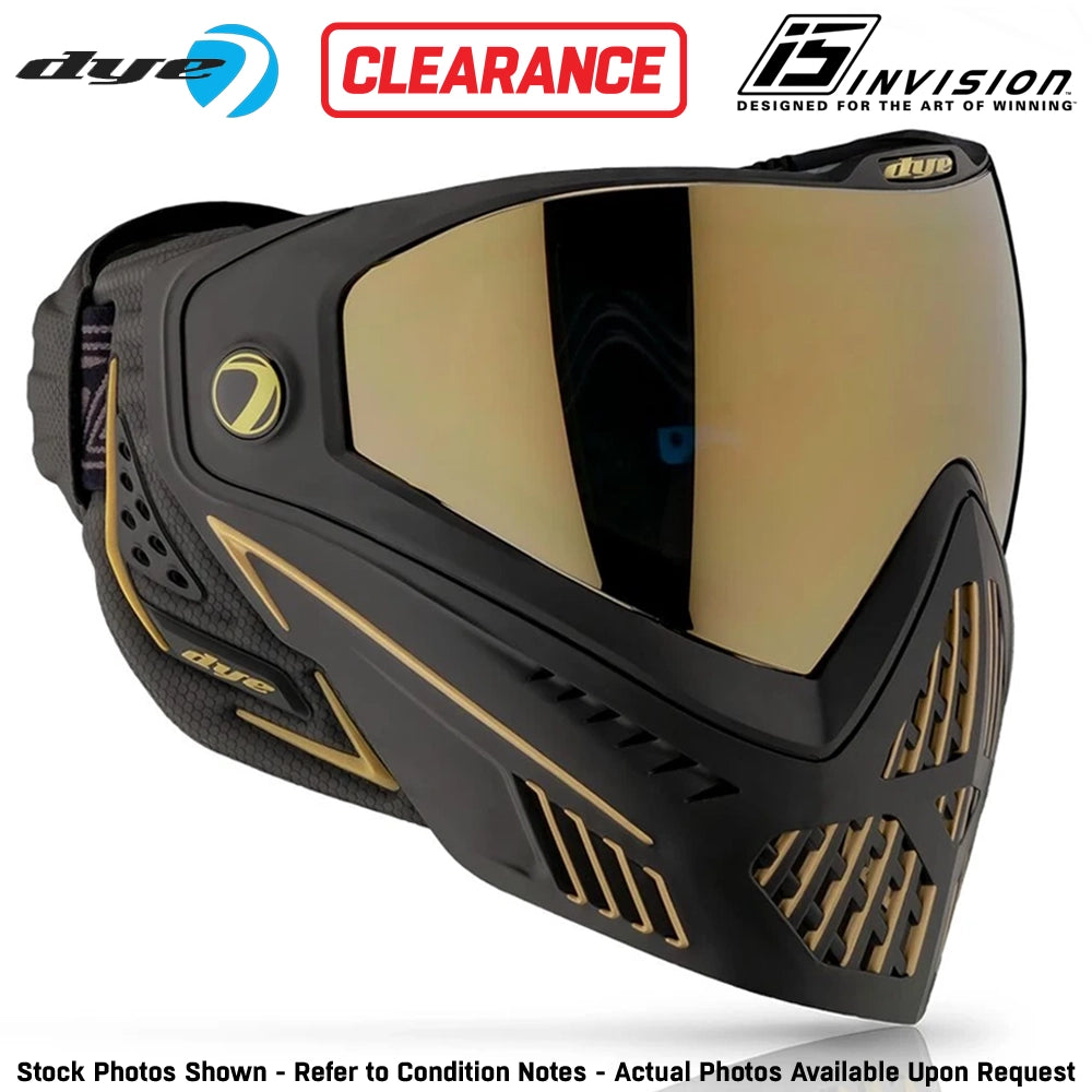 CLEARANCE DYE i5 Thermal Paintball Mask Goggles – GSR Pro Strap | Open Box / Used